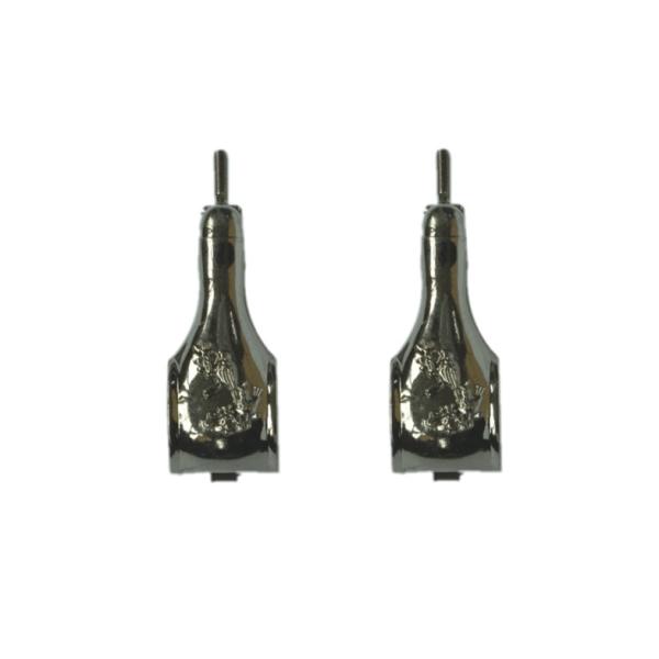 Zamak metal casket hinge hardware antique brass colorD041