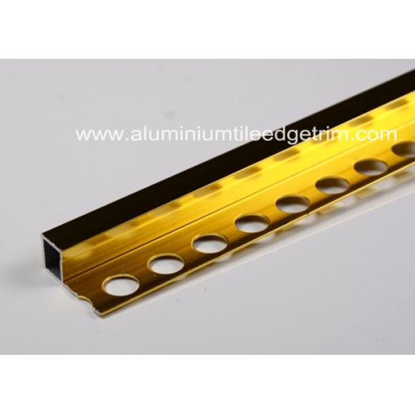 10mm Polished Listello Tile Trim Contour Box Aluminium Square Edge For Listello Border