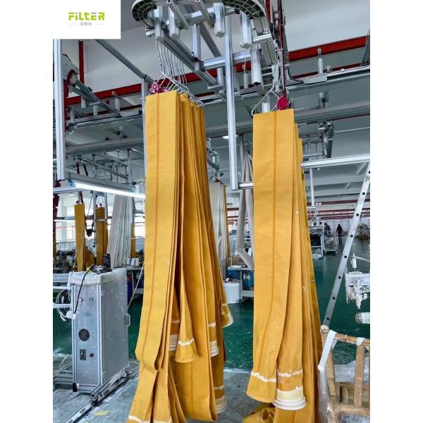 100% P84 Needle Felt Filter Bag For Collecting Dust Pulse Jet 550g Good Air Permeability