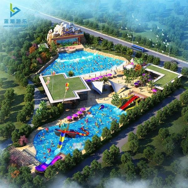 Plastic Foam  Excellent Water Park Project Plan By Aqua Park Slide Factory