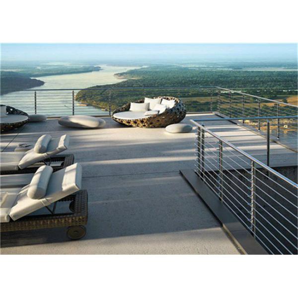 Popular Stainless Steel Balustrade Systems , Stainless Steel Garden Railings