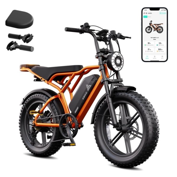 250W Electric Bicycle Disc Brake Dirt Bikes V20 Retro Sport Electronic Bicycle
