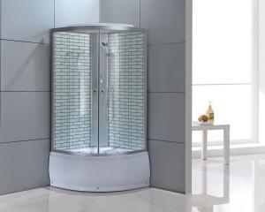 Cheap 4mm 1000x1000x2150mm Wet Room Shower Enclosure Aluminum Frame for sale