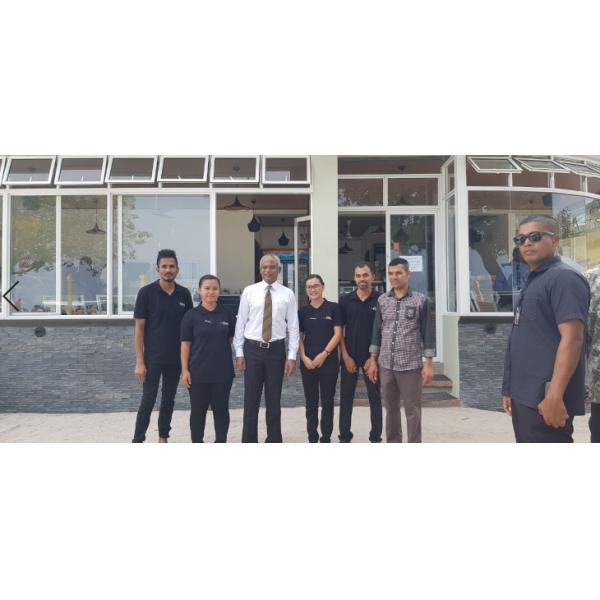 Maldives New President Mr Solihu Visit Client'S Celeste Hotel