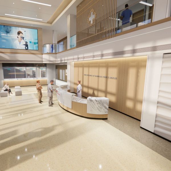 Antibacterial Easy-Clean Commercial Hospital Floor Vinyl