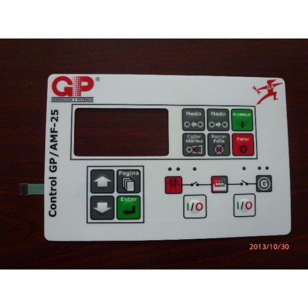 Thin Film Metal Dome Led Membrane Touch Switch With Silk Screen Printed