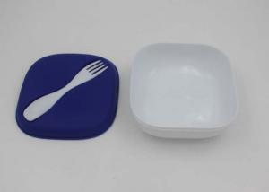 China Biodegradable Microwave Plastic picnic Lunch Box Containers With Fork And Spoon on sale