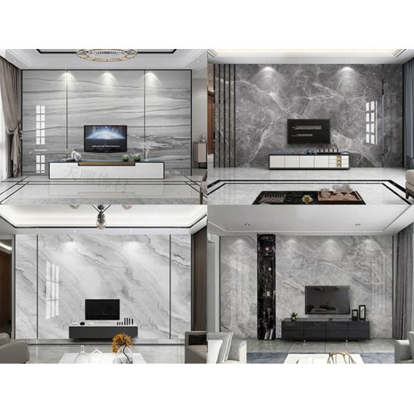 High Glossy 1220x2440mm PVC Marble Sheet 3mm PVC Wall Panel