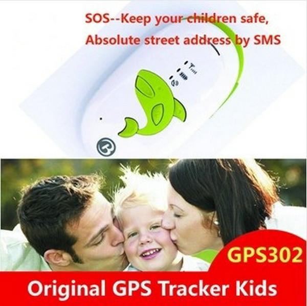 GPS302 Kids Child Elderly Safety Mini GPS SMS Tracker W/ SOS Button & 2-Way Communication