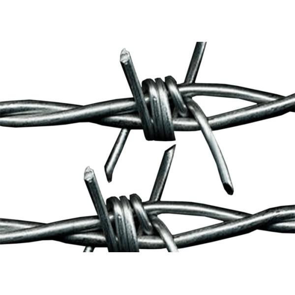 ety Iron Stretching Barbed Wire Fence For Goats Double / Single Twisted BWG 12#