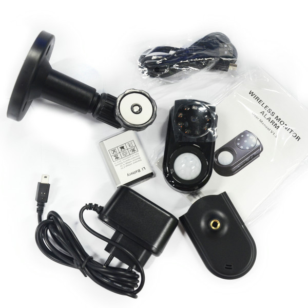 Home Intelligent GSM Wireless Photo MMS Alarm Camera Monitor W/ PIR Theft Burglar Detect