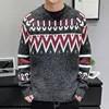 Cheap Round Neck Custom Sweater Knit Sweater Print Sweater Men Wool Sweater for sale