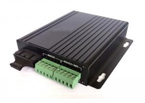 Cheap Industrial RS232 / RS422 / RS485 Serial To Fiber Converter for sale