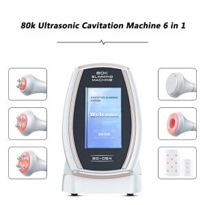 Cheap 150W 80K Ultrasound Fat Cavitation Slimming Machine 6 In 1 Lipo Laser for sale