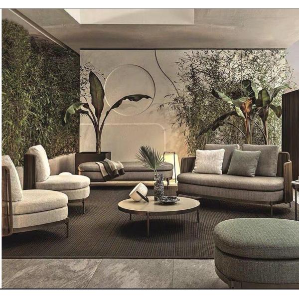 Garden Grey Aluminum Balcony Set Deck Furnishings with Glass Tabletop