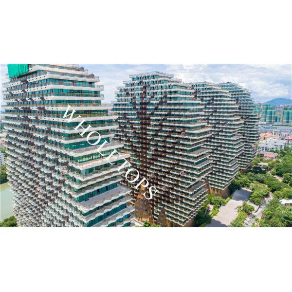 1.5MM-8.0MM Curved Aluminum Panels PVDF Coated For Hotel House Facade