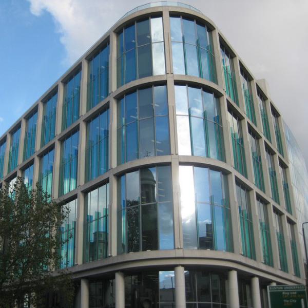 Safety Insulating Curved Glass Curtain Wall Residential House Building Curtain Wall Sound Insulation Weather Resistant CCC  ISO9001 Approved