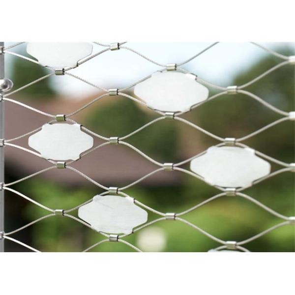 5m X 1m 1mm Stainless Steel Wire Rope Mesh For Bridge Railing Balustrade Panels