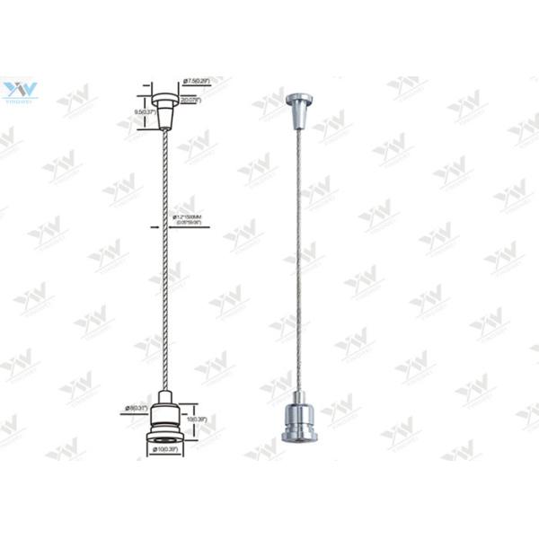 Compact Design Cable Suspension Kits Diecast End With Ø 1.2 Mm Steel Wire