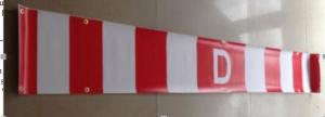 Cheap Canadian D Sign Vinyl Banner Signs PVC Flex One Sided With Grommets for sale