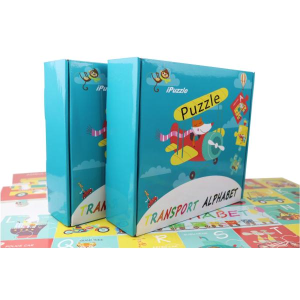 CMYK Floor Paper Jigsaw Puzzle Educational For Kids Ages 4-8