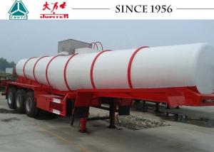 Cheap Durable Sulphuric Acid Tanker Trailer 3 Axles 30-40 Tons Capacity for sale