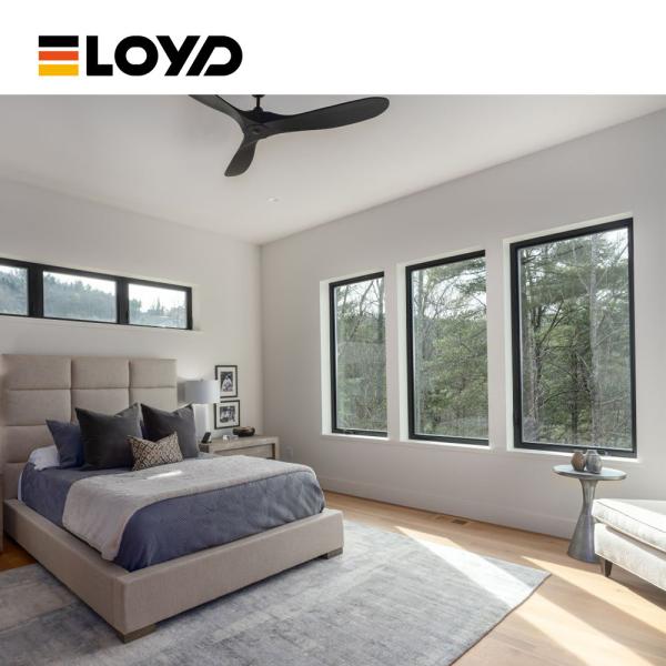 Victorian Low-E glass Aluminum Windproof Casement Windows Replacement For Living Room