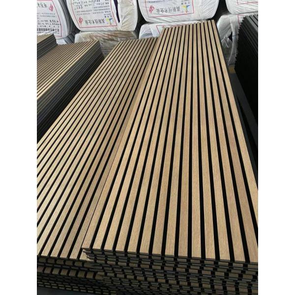 Eco Sound Absorption Oak Veneer Wooden Acoustic Panel 21mm