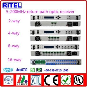 Cheap 5~200MHz Indoor Return Path Optic Receiver OR2002R/2004R/2008R/2016R for DOCSIS3.0/3.1 cable modem for sale