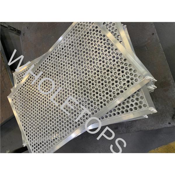 Width 600mm-1400mm Perforated Aluminum Panels Cladding with Square Round Slotted Holes