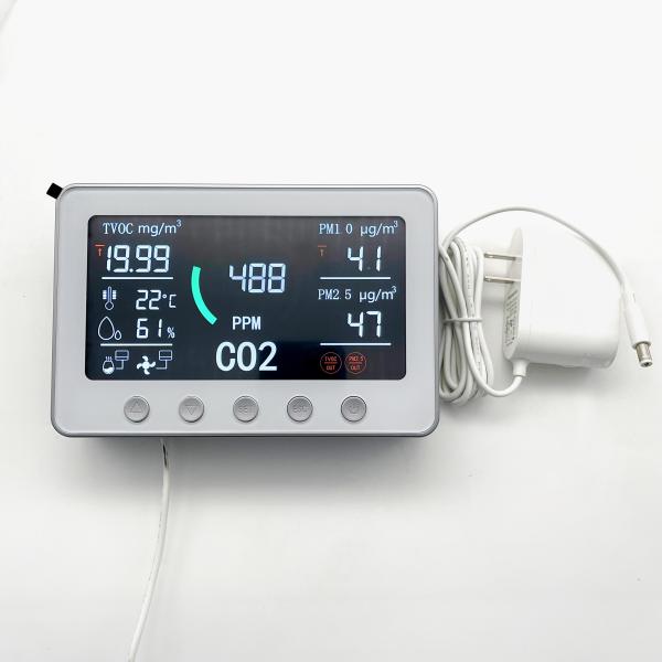 Seamless Smart Air Monitor TVOCs Co2 Detector IAQ Controller