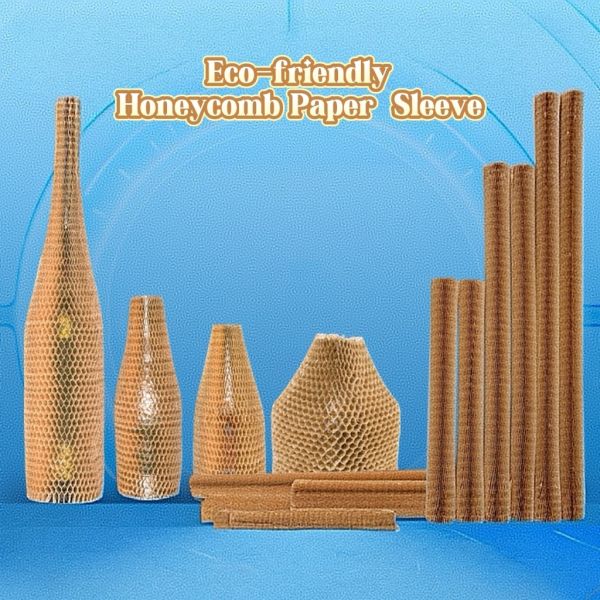 Honeycomb Paper Wrap Sleeve 45CM Lightweight wrapping paper sleeve for Glass Ceramics