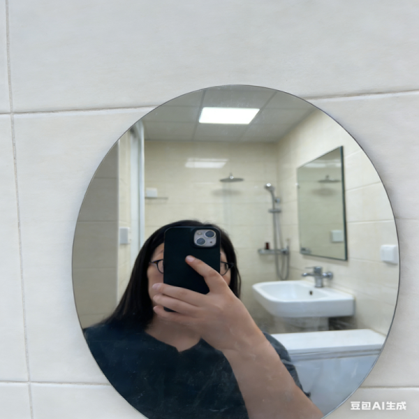 Deluxe Large Fogless Shower Mirror 11.81inch X 8.26 ​inch Wall Hanging Anit-Fog Shaving Mirror With Magnetic Attachment In Bathroom