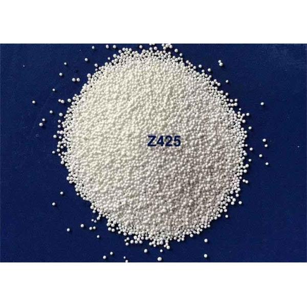 Small Deformation Ceramic Bead Blasting Zirnano Shot Peening Z100 - Z850 For Aviation Industry