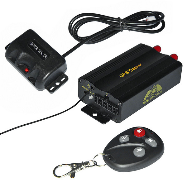 GPS103B+ Remote Control Car GPS Vehicle Tracker W/ 2 SIM Slot & Central Locking Detection