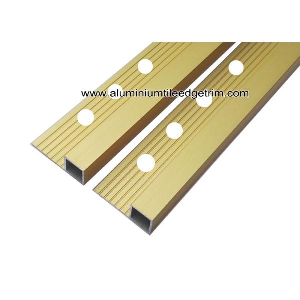 High End Metal Tile Corner Trim For Ceramic Tile Edging Matt Gold 10mm