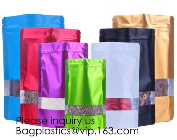Heat Seal Flat Pocket Mylar Foil Open Top Packaging Bags Coffee Tea Food Storage Aluminum Foil Vacuum Pouch Bag bagease