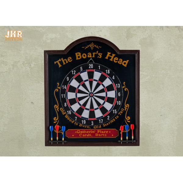 Pub Dart Board Wooden Wall Plaques Decorative Dart Board