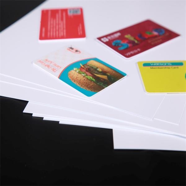 White PVC Core Sheet / PVC Plastic Cards Sheet For Plastic Cards