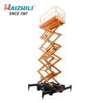 Scissor lift platform 500kg 11m movable hydraulic aerial elevated work platform