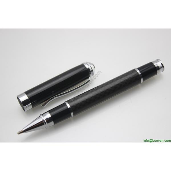high value carbon fibre metal roller pen