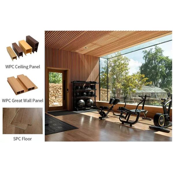 Exterior 140mm Easy Install Waterproof Outdoor WPC Decking Flooring