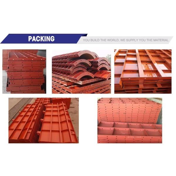 dwg custom Metal Formwork Concrete steel wall formwork oxidation