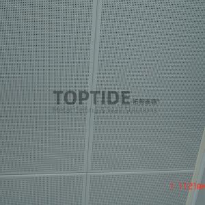 China Mall Decorative Suspended Perforated Aluminum Metal Ceiling  Panels on sale