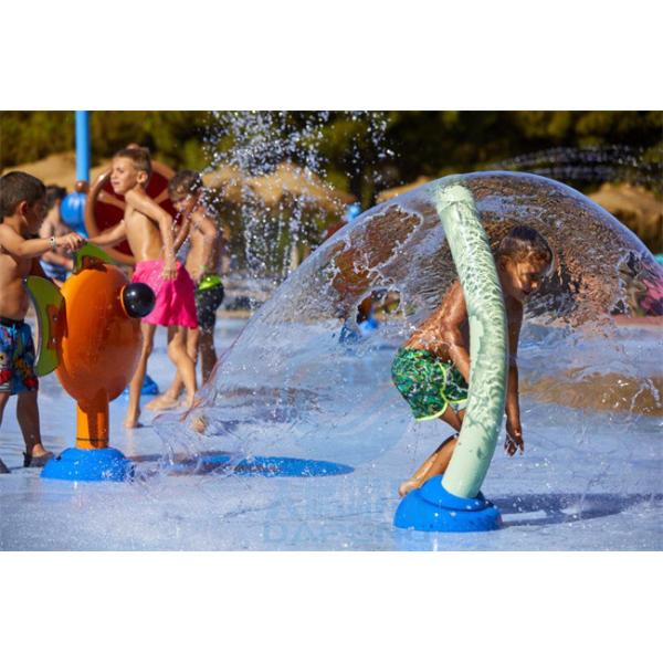 Outdoor Fountain Water Splash Pad 1.2M Fade Erosion Resistant Stainless Steel