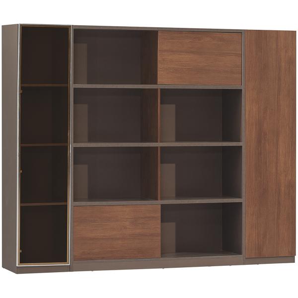 MFC Panel Wooden Office File Cabinet Decorative  L800*W416*H1800mm