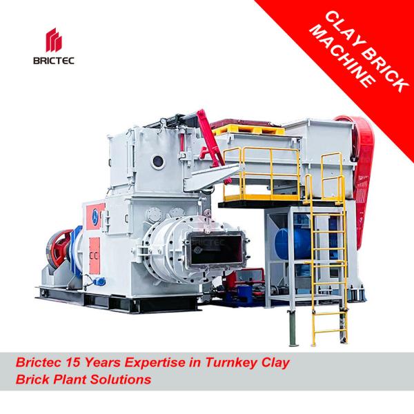 Industrial Vacuum Brick Extruder for Hollow Bricks with 50-110 m³/h Capacity Clay Brick Making Machine