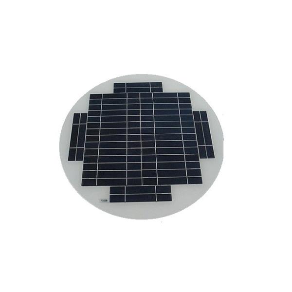Anti - Reflective Glass Round Solar Panel For Outdoor LED Smart Solar Street Light