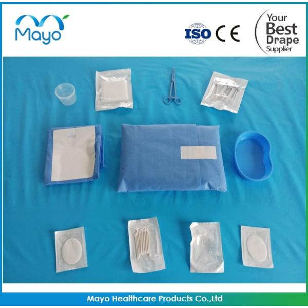 Medical Ophthalmic Drape Blue Ophthalmology Drape Kits