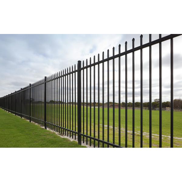 Steel Iron Fence Spear Top Fence Panels 2400mm (H) x 2100mm (W)